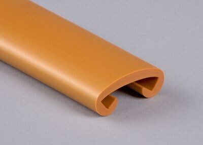 Kunststoffhandlauf für 40 x 8mm, stratos orange