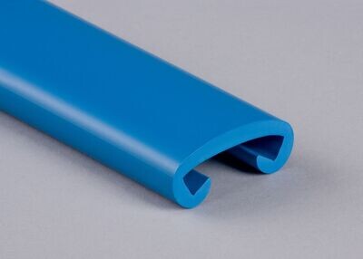 Kunststoffhandlauf für 40 x 8mm, lichtblau