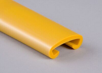 Kunststoffhandlauf für 40 x 8mm, stratos gelb