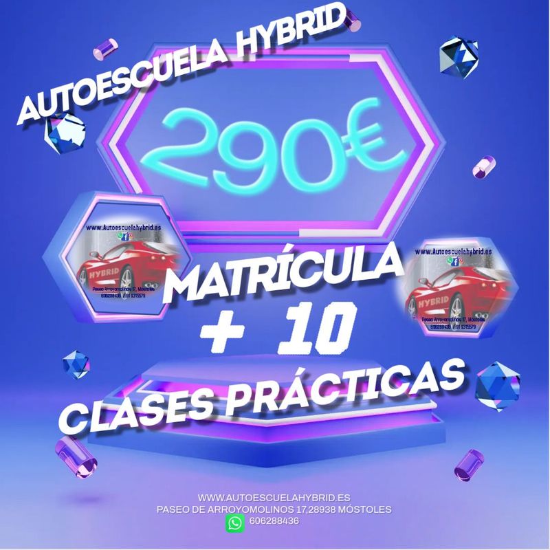 Matrícula + 10 Clases Prácticas
