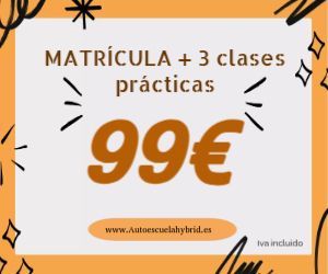 Matrícula + 3 Clases Prácticas