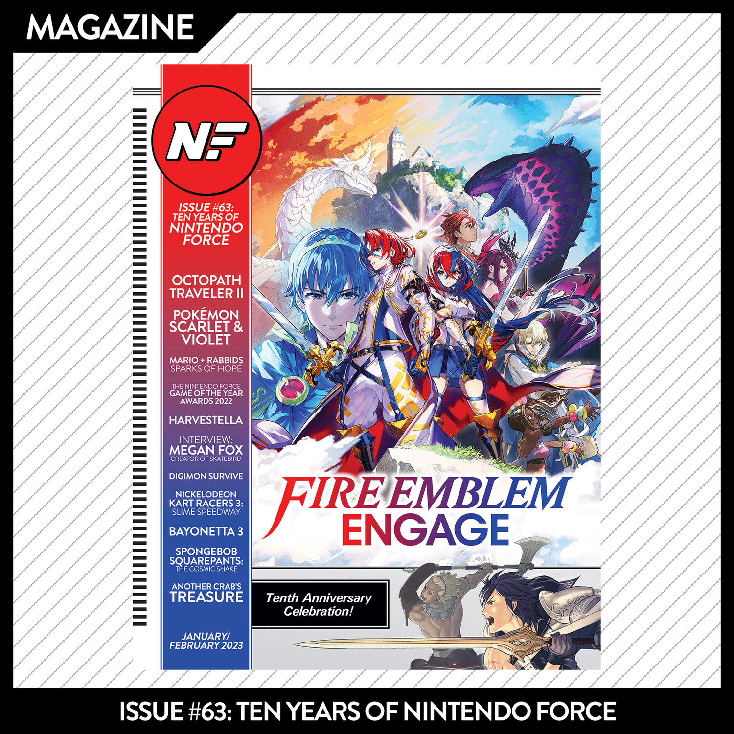 Issue #63: Ten Years of Nintendo Force – January/February 2023