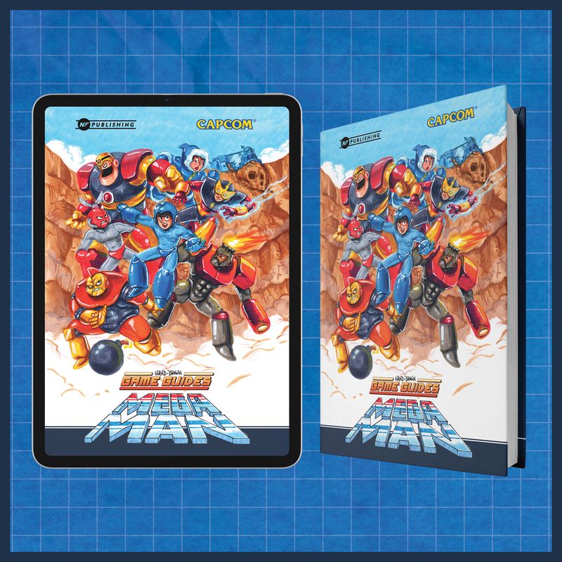 Hand-Drawn Game Guides: Mega Man - Hardcover + Digital Combo Hand-Drawn Game Guides: Mega Man - Hardcover + Digital Combo