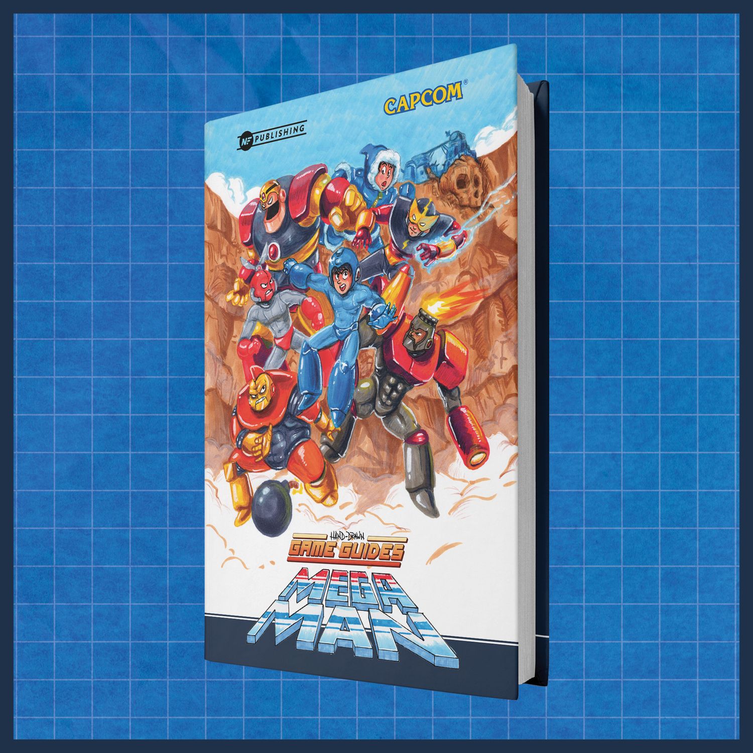 Hand-Drawn Game Guides: Mega Man - Hardcover Book