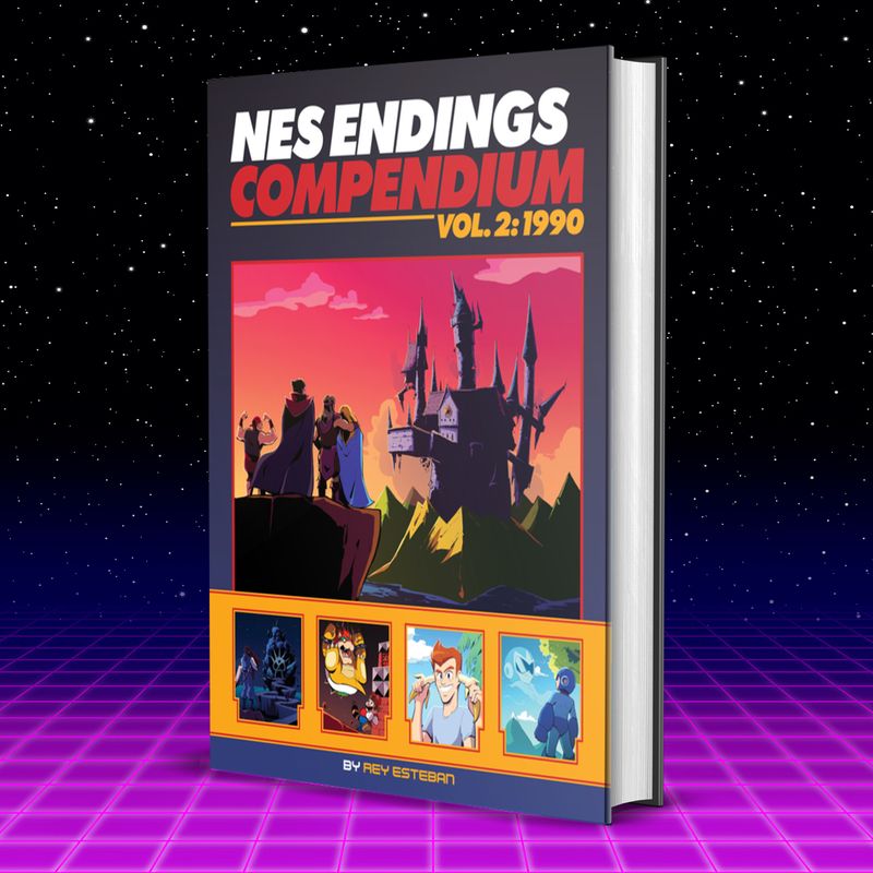 NES Endings Compendium, Volume 2: 1990 - Hardcover Book NES Endings Compendium, Volume 2: 1990 - Hardcover Book