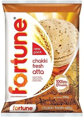 Fortune Chakki Fresh Atta, 10 kg