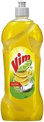 Vim Dishwash Liquid Gel Lemon, With Lemon Fragrance, Leaves No Residue, Grease Cleaner For All Utensils, 750 ml Bottle