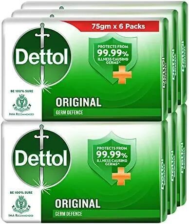 Dettol Original Soap - 75g (Pack of 6)
11%
off