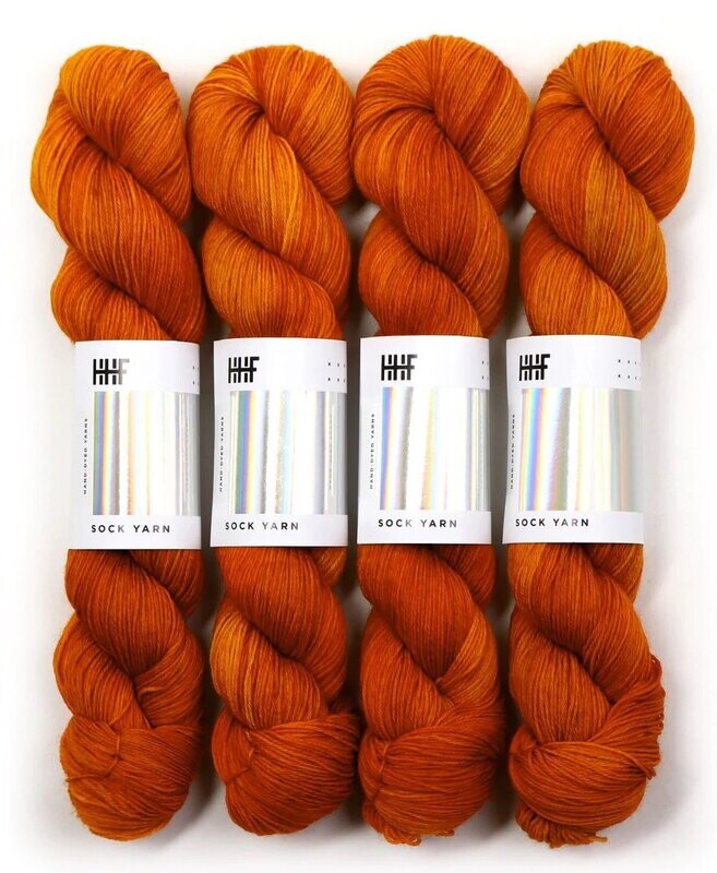 Laines HHF – Sock Yarn  Couleur "RUSTY NAIL"