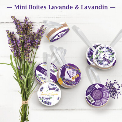 Mini Boite diffuseur Lavande & Lavandin Design N°15