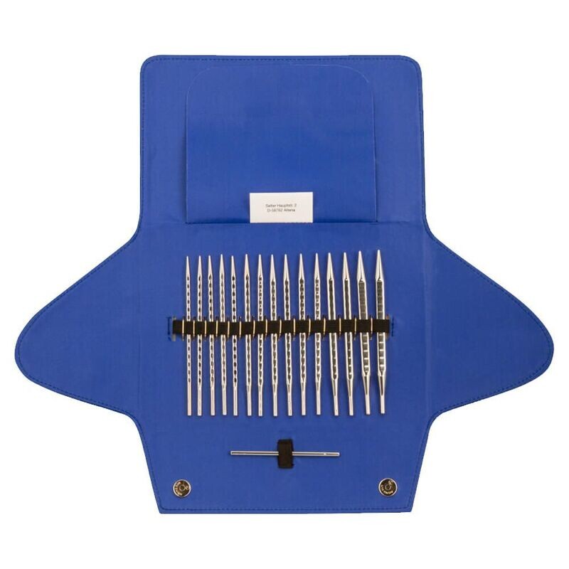 Addi Click Novel Long pochette aiguilles Interchangeables  Bleu 3.5 - 8 mm