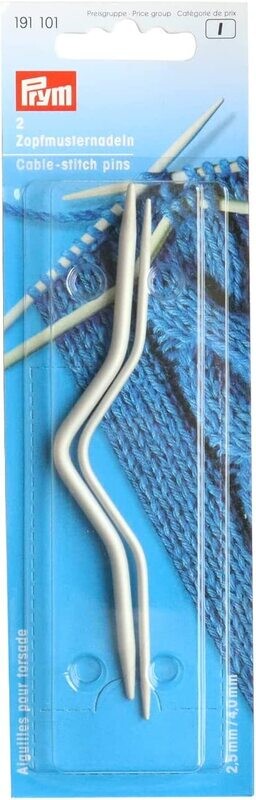 Prym aiguilles à torsade alu 2.5mm et 4 mm