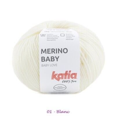 Laine Merino Baby - Laine 100% Mérino Extrafine - aig. 3 - 3,5 mm