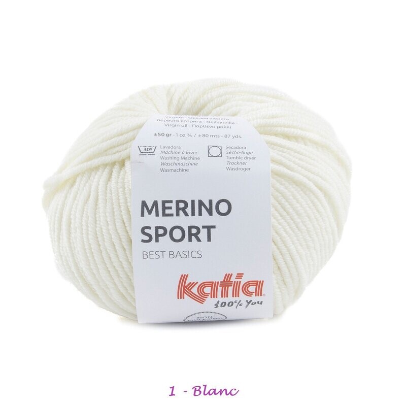 Laine Merino Sport - 100%  Merino Extrafine - aig. 5-5,5 mm