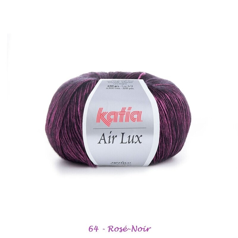 Air Lux - 70% Viscose - 30% laine Merino Extrafine - aig: 3-3,5 mm -