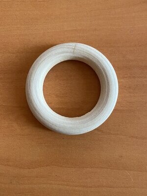Anneaux en bois pour créations DYE - anneaux pour Bébé 5,5 cm