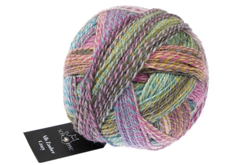 Zauberball Crazy  75% Laine Vierge, 25% Nylon schoppel wolle