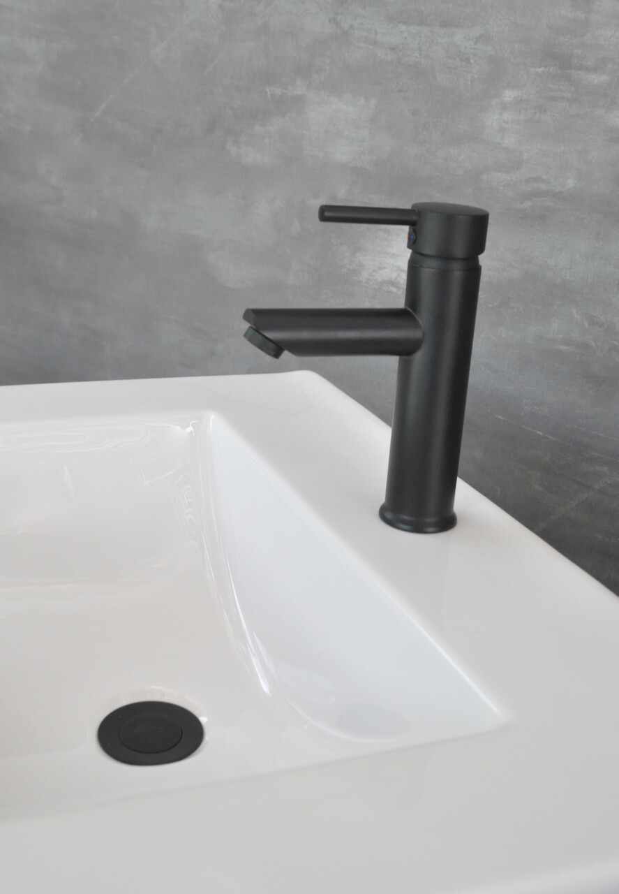 Basin Mixer Faucet 600 - Matt Black