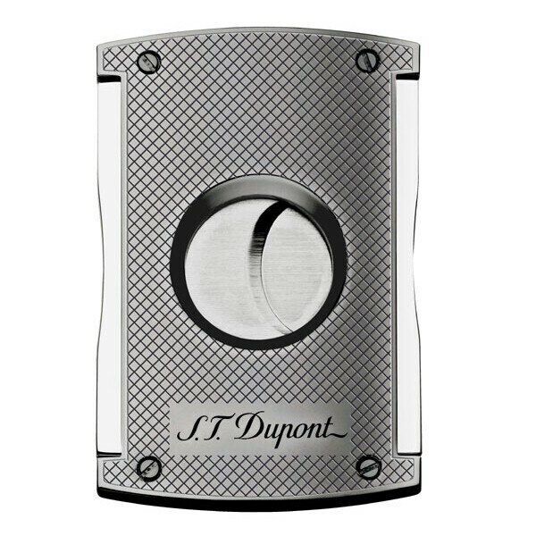 S.T. Dupont Tagliasigari Maxijet Cromato a Quadri  Cigar Cutter Chrome Grid 003257