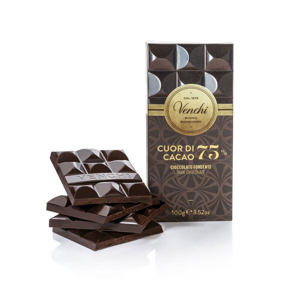 Venchi Tavoletta Cioccolato Fondente 75% 100g