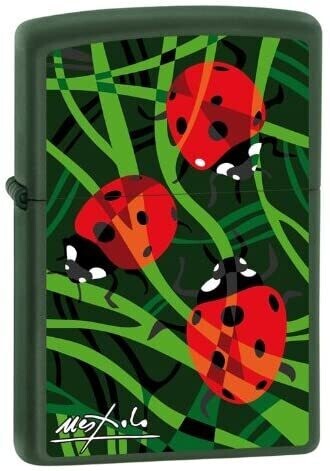Zippo Accendino Ugo Nespolo Coccinelle 12F067