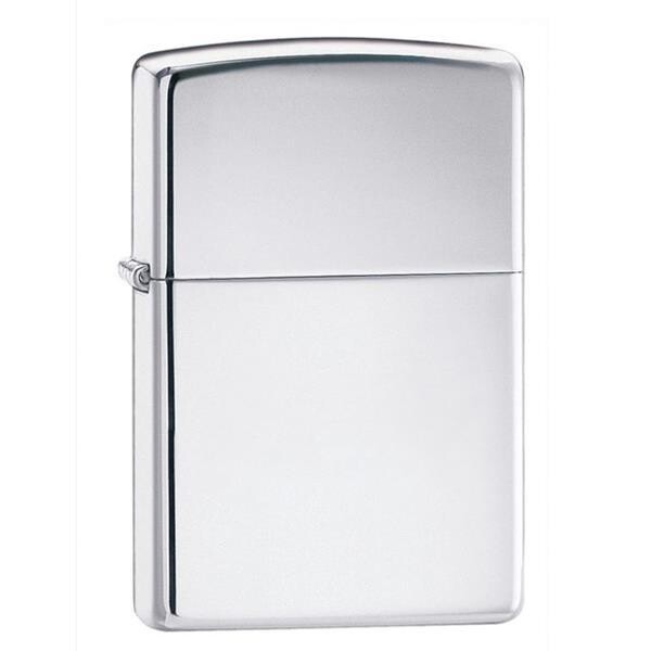 Zippo Accendino Regular High Polish Chrome Cromo Lucido 250