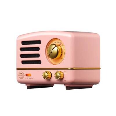 Muzen Audio • Mini Altoparlante • OTR Metal • Rosa Pink • Radio FM Bluetooth Speaker