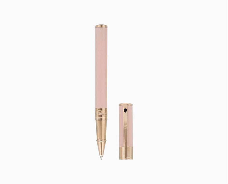S.T. Dupont Penna Roller D-Initial Pink Gold 262278
