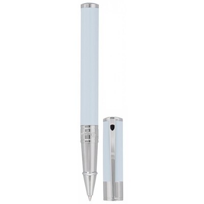 S.T. Dupont Penna Roller D-Initial Lacca Blu e Cromo 262279