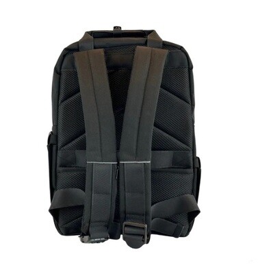 Zaino • Moero • iDbag Zaino Tessuto Black • Chiusura a Riconoscimento Digitale
