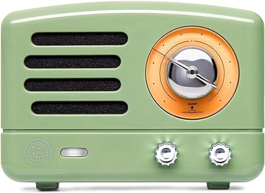 Muzen Audio • Mini Altoparlante • OTR Metal • Verde Pistacchio • Radio FM Bluetooth Speaker