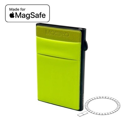 Portafoglio • Moero • Mag 2 Lime • Protezione RFID per carte Contactless • Contiene fino a 6 Carte
