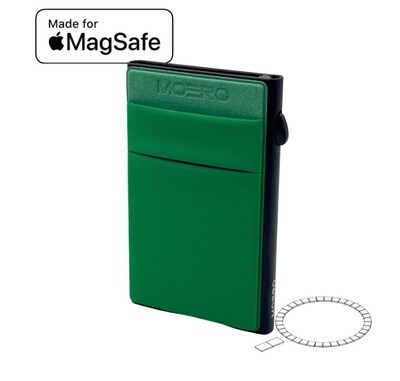 Portafoglio • Moero • Mag 2 Verde • Protezione RFID per carte Contactless • Contiene fino a 6 Carte