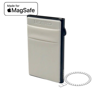 Portafoglio • Moero • Mag 2 Bianca • Protezione RFID per carte Contactless • Contiene fino a 6 Carte