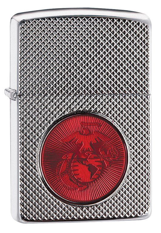 Zippo Accendino Us Marine Corp USMC ARMOR High Polished