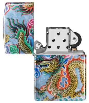 Zippo Accendino Dragon Design