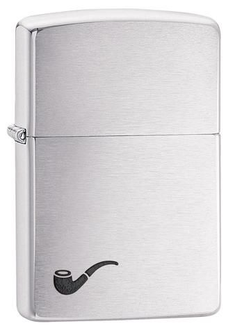 Zippo Accendino Pipe Brushed Chrome