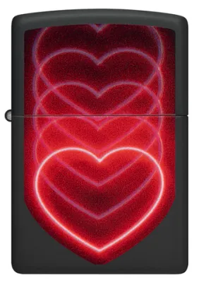 Zippo Accendino Hearts Design