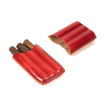 Lubinski Astuccio in Cuoio Rosso M 50833