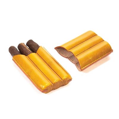 Lubinski Astuccio in Cuoio Giallo M 50833