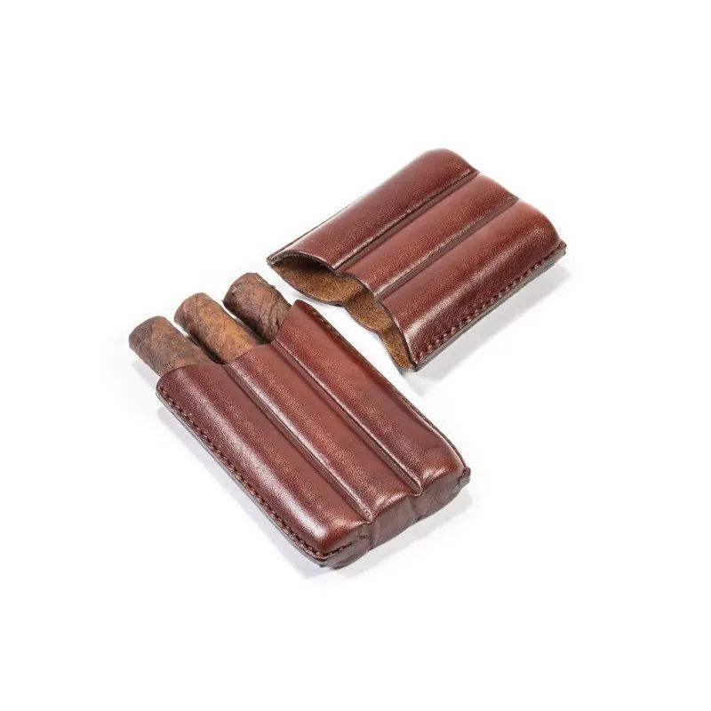 Lubinski Astuccio in Cuoio Marrone M 50833