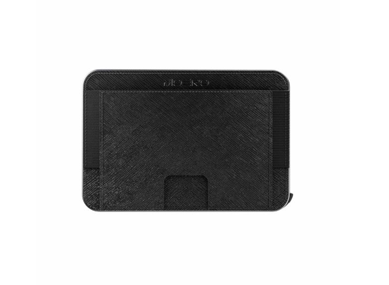 Portafoglio • Moero • M2 Pro • Saffiano Black • Protezione RFID per carte Contactless • Contiene fino a 4 Carte