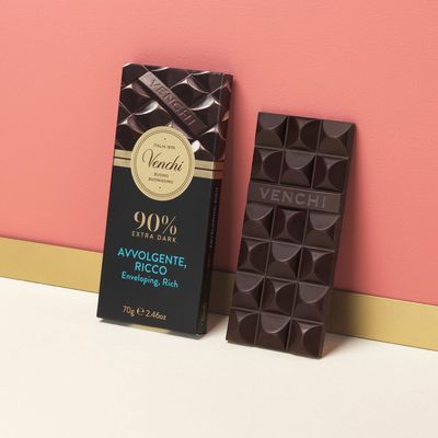 Venchi Tavoletta Cioccolato Extra Fondente 90% 70 gr