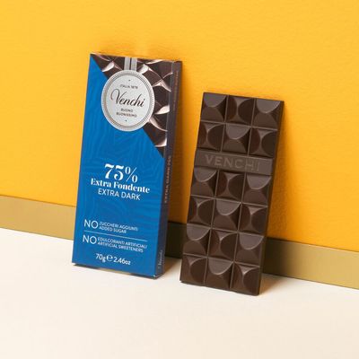 Venchi Tavoletta Cioccolato Extra Fondente NO Zuccheri 70 gr