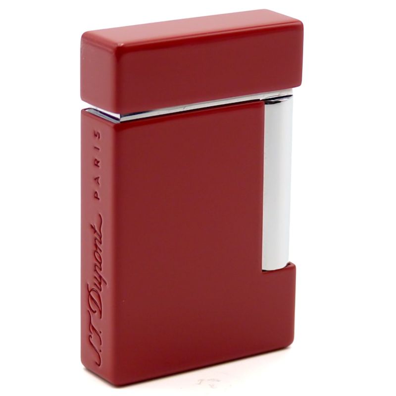 S.T. Dupont Accendino Ligne 8 Rosso Lacquer &amp; Chrome