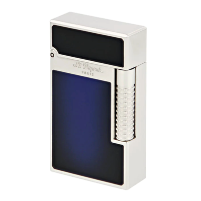 S.T. Dupont Accendino Ligne 2 Atelier Edizione Limitata Palladio Lacca Blue 016301