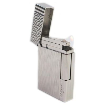 S.T. Dupont Accendino Gatsby Cascade Placcato Argento 018105