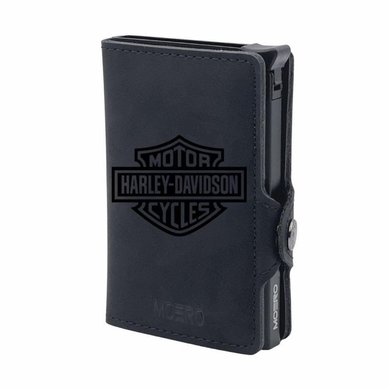 Portafoglio • Moero • Pro Harley Davidson Black Nera • Protezione RFID per carte Contactless
