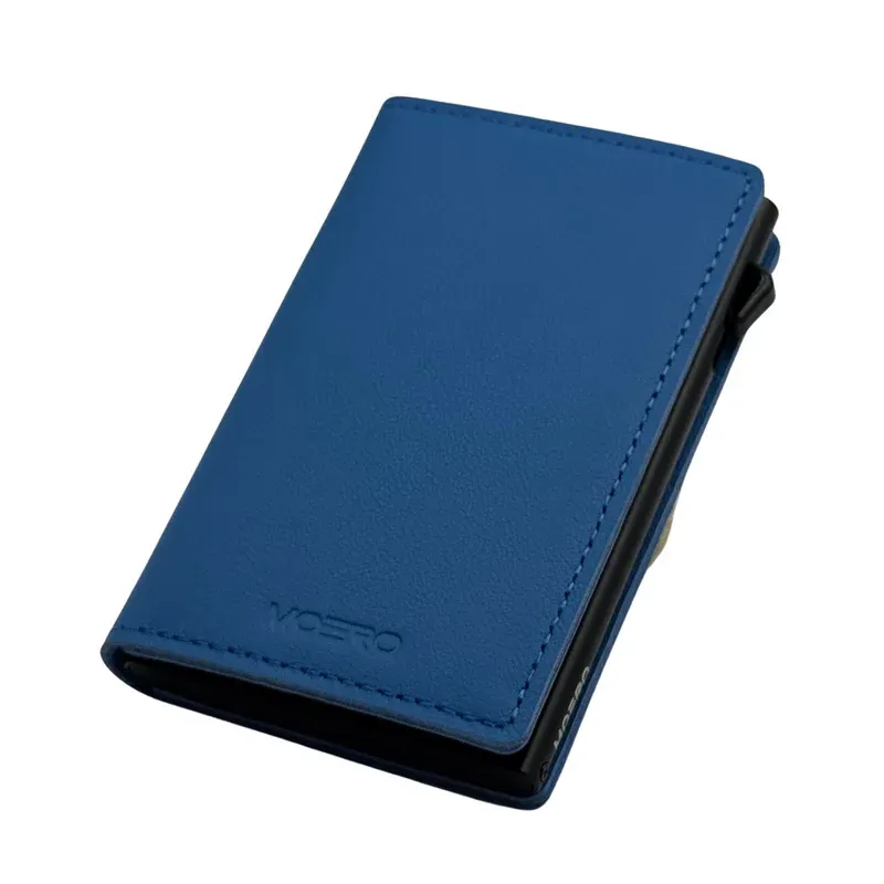 Portafoglio • Moero • Air • Blue • Protezione RFID per carte Contactless • Contiene fino a 4 Carte