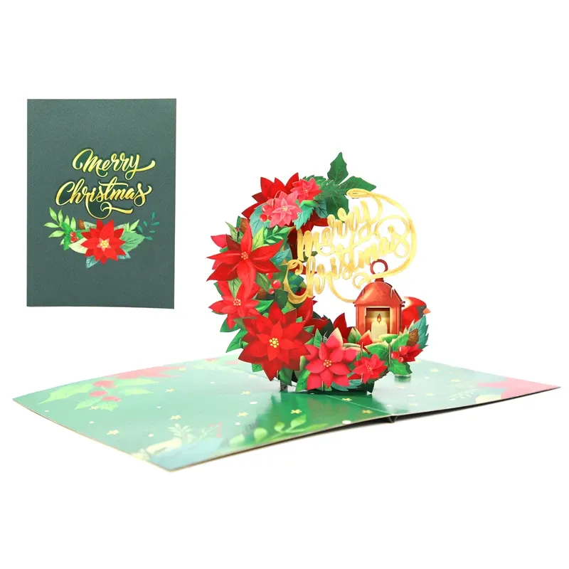 Origamo Biglietto Auguri Kirigami Fatto a Mano Natal Merry Christmas KT012 Origamo Biglietto Auguri Kirigami Fatto a Mano Natal Merry Christmas KT012